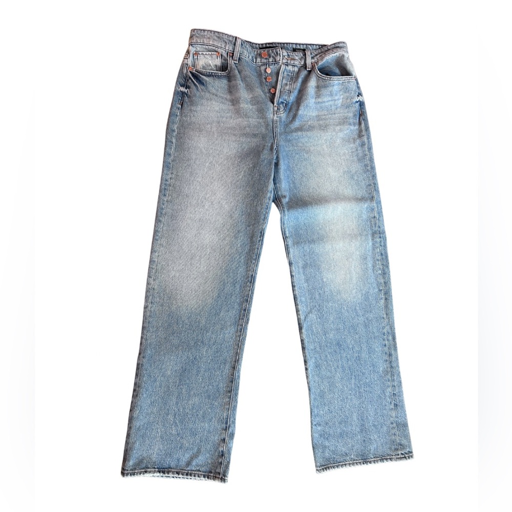 90’s Inspired Fidelity Denim Modern American Classic Straight Leg Jeans Size 31